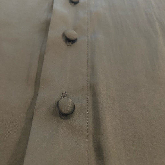 Free People Women’s Black Midi Analise Skirt Buttoned Satin New Small - Picture 5 of 13